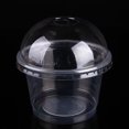 thumbnail image 6 of Homoyoyo Transparent Crack-Resistant Takeaway Cups 100 Pcs PP Plastic Kitchen Drinkware, 6 of 6