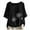 Black-04, variant on Mittory Workout Tops for Women Loose Fit Women Fashion V-Neck Half Sleeves Oversized T Shirt Solid Casual Loose Basic Tops