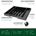 thumbnail image 3 of Organizador de cajones de cocina ROYAL CRAFT WOOD Luxury Bamboo, 3 of 9