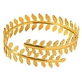thumbnail image 3 of Xuanheng Bracelet Chic en Forme de Feuille pour Femmes pour Fête Festival, 3 of 8