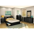 thumbnail image 5 of South Shore Spark, Contemporary Headboard, Full Black, 5 of 7