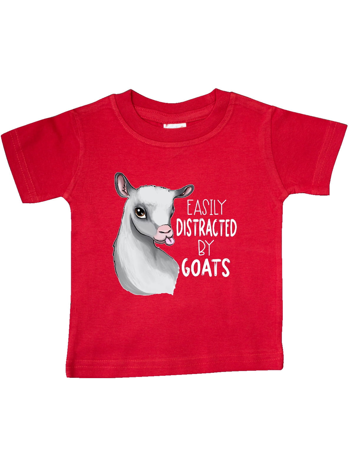Easily Distracted by Goats Cute Goat Baby TShirt