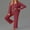 05 Wine Red, variant on Womens Pajama Sets Long Sleeve Knit Button Down Pj Lounge Sets Sleepwear with Drawstring Pockets