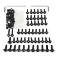 thumbnail image 1 of 158PCS Universal Motorcycle Fairing Screws Nuts Kit Moto Body Work Bolts Screw for YZF R1 R6 R3 2004- 2008(Black),1 set * fairing screws(158PCS),Black, 1 of 5