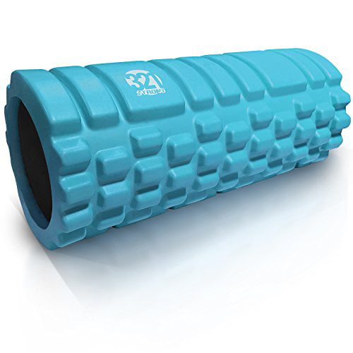 321 STRONG Foam Roller with 4K eBook Medium Density Deep Tissue Massager for Muscle Massage and Myofascial Trigger Point Release 