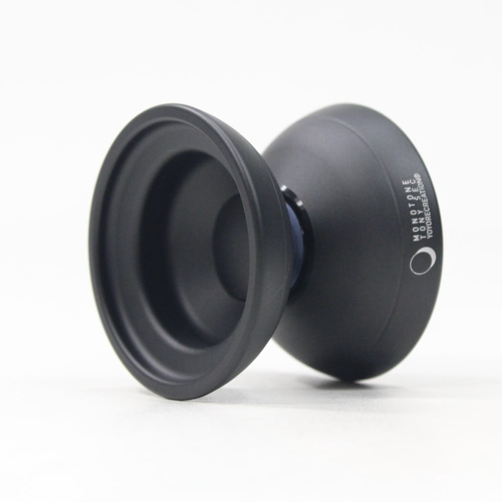 Yoyorecreation Monotone Yo-Yo - Mono-metal - Czech technician Tony Šec Signature YoYo (Black)