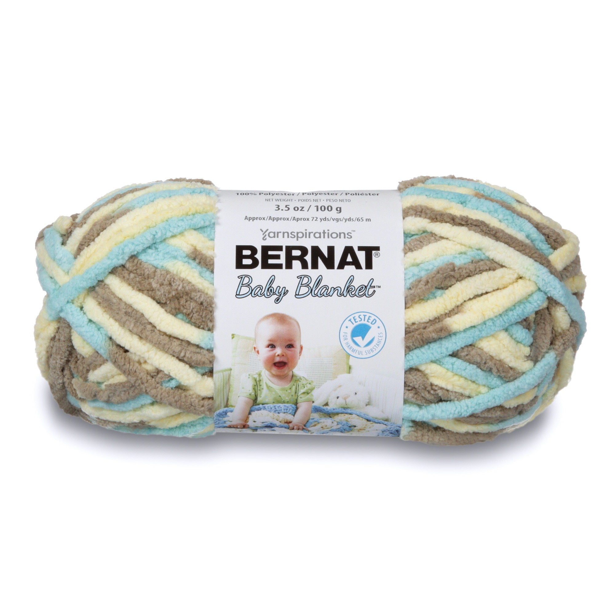 (1 pack) Baby Blanket Yarn-Beach Babe
