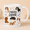 Black, variant on Cavalier King Charles Spaniel Mug, Cavalier Lover 2D Flat Mug Gift for Dog Lovers