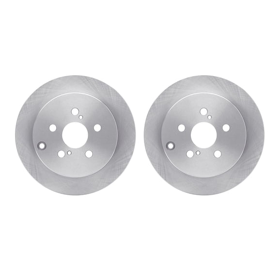 Dynamic Friction Company Rear Brake Rotors 6002-76068