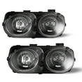thumbnail image 3 of For 1994-1997 Acura Integra Dual Halo Projector Headlights Black Housing / Clear Lens, 3 of 9