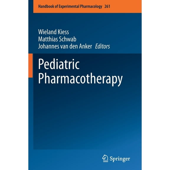 Handbook of Experimental Pharmacology Pediatric Pharmacotherapy, Book 261, (Paperback)
