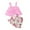 Pink, variant on Baby Girls Clothes Summer Sleeveless Top And Elastic Floral Print Shorts Set Infant Two-piece Outfit Set Sizes 3M-2T