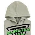 thumbnail image 2 of Monster Jam Toddler Boys Hoodie and Jogger Pants Outfit Set Light Gray 2T, 2 of 5