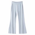 thumbnail image 2 of Girls'Wide Leg Flared Pants,Lightweight Loose Fit Casual Trousers for Summer,Breathable Sun Protective Bottoms, 2 of 4