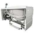 thumbnail image 6 of EAGO AM175-R 5' White Acrylic Corner Whirlpool Bathtub - Drain on Right, 6 of 11