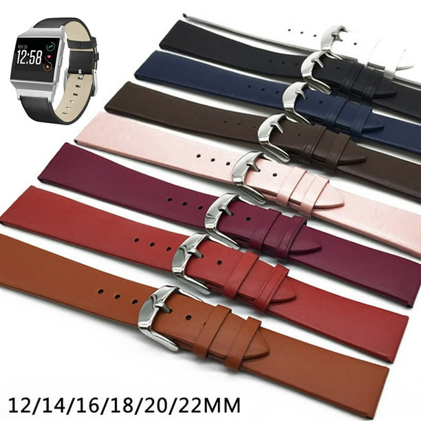 12Mm Watch Band Strap Cow Leather Replacement Watchband for Men Women