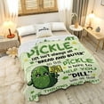 thumbnail image 6 of Pickle Blanket Funny Gift for Girl Women - Pickles Gift for Pickles Lover - Fleece Throws Food Lightweight Sheet Super Soft Toddler Kid Flannel Blankets for for Bed/Sofa -30"x40" Inches, 6 of 6