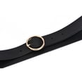 thumbnail image 2 of unbranded Women Casual Dress Belt Belt with Round Buckle For Dress and Jeans Accessories (Black), 2 of 8