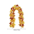 thumbnail image 3 of EWASWON Artificial Fall Maple Leaves Garland 68.9 Inch Hanging Vine for Thanksgiving Mantel Fireplace Home Autumn Decor Multicolor, 3 of 6