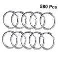 thumbnail image 3 of Minkissy 580Pcs Keyring Making Iron Silver Anti Rust for Key Accessories, 3 of 8