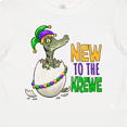 thumbnail image 4 of Inktastic New to the Krewe Mardi Gras Baby Alligator Boys or Girls Baby T-Shirt, 4 of 5