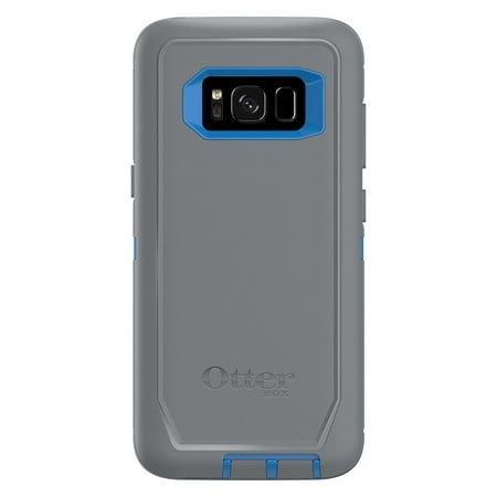 Rugged Protection OtterBox Defender Case for Samsung Galaxy S8, Case Only - Marathoner Cowabunga Blue/Gunmetal Grey