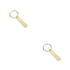 thumbnail image 3 of Inteprter Stainless Steel Blank Keychain Rectangle Key Engraving DIY Hanging Keyring Waist Gifts Decorative Chain Fashion Clothes Type1 NO1, 3 of 6