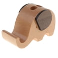 thumbnail image 4 of Soporte de madera para teléfono, soporte universal para teléfono portátil, liso y pulido. Elefante de madera, 4 of 9