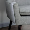 thumbnail image 4 of Furniture of America Walsh Mid-Century Fabric Tufted Accent Chair in Light Gray, 4 of 8
