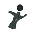 thumbnail image 4 of Figuras de acción femeninas a escala 1/6, ropa con sombrero, elegante accesorio para fotografía de escena, decoración de muñecas, ropa para cuerpo de Verde, 4 of 8