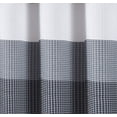 thumbnail image 6 of Ombre Waffle 3D Striped Waffle Weave Textured Ombre Stripe Designed Fabric Shower Curtain with 12 Roller Ball Hooks included 70 x 72 in Navy, 6 of 7