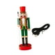 thumbnail image 3 of Figura de cascanueces navideño, iluminada con luces, figura de mesa, 28,5 cm Verde, 3 of 9