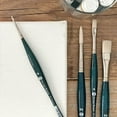thumbnail image 7 of Borciani Bonazzi UNICO Bianco Synthetic Series 832 Paint Brush, Filbert 2 - Acrylic, Oil, Gel, Impasso Painting - Ergonomic Handle, Cruelty-Free, Brass Ferrule, Handcrafted in Italy, 7 of 7