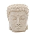 thumbnail image 3 of Bothyi Buddha Head Figurine Flower Pot Plant Container Planter Sculpture for Desk Shelf B, 3 of 8