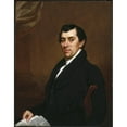 thumbnail image 2 of Samuel Lovett Waldo 12x14 Black Ornate Wood Framed Double Matted Museum Art Print Titled: David Leavitt, 2 of 5