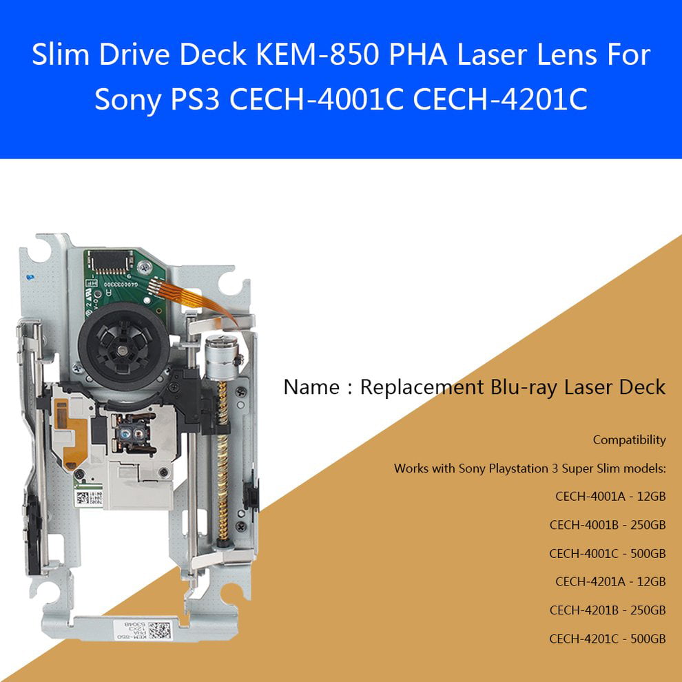 Slim  Drive Deck KEM-850 PHA Laser Lens For Sony PS3 CECH-4001C CECH-4201C  ay N 