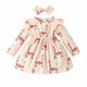 thumbnail image 1 of Vestido Para Niñas, Ropa Para Niñas Pequeñas, Primavera Otoño, Estampado De Jirafa Para Niños Pequeños, Falda De Manga Larga, Diadema Con Lazo Rosa Odeerbi LM103-7353, 1 of 8