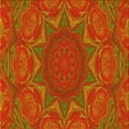 thumbnail image 1 of Ahgly Company Indoor Square Patterned Red Area Rugs, 4' Square, 1 of 6