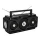 thumbnail image 2 of Altavoz Bluetooth Negro Radio, Portátil AM FM con Linterna, Carga Solar, Altavoz Radio Luz de Doble Potencia, Soporte Móvil al Aire Libre para Teléfono, Linterna Multifunción, 2 of 3
