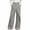 Gray, variant on Pants for Women Comfy High Waist Linen Wide Leg Pants with Wrap Overlay,Sizes S-3XL
