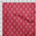 thumbnail image 3 of oneOone Viscose Jersey Fabric Leaves & Floral Block Decor Fabric Printed BTY 60 Inch Wide, 3 of 5