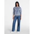 thumbnail image 2 of Ford Women's Built for Speed Crewneck Graphic Sweatshirt with Long Sleeves, Sizes XXS-XXL, 2 of 5