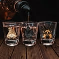 thumbnail image 6 of WIRESTER 1.5oz Crystal Shot Glass for Coffee Beer Wine Whiskey Vodka Milk Water & More - Black Silkie Chicken, 6 of 6