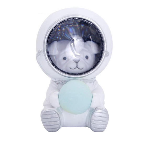Linda mascota astronauta luz nocturna decoración del hogar regalo para niños adornos de dormitorio