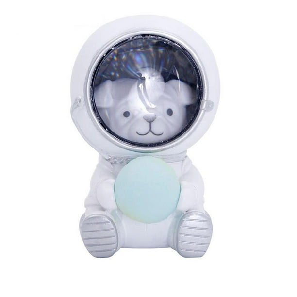 Pet Spaceman Night Light Decoración Del Hogar Regalo De Los Niños Adornos De Dormitorio Vogacara HA043341-01