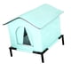 thumbnail image 4 of Casa para gatos de exterior, elevada, de tela Oxford, ideal para el invierno en el patio trasero. L, 4 of 9