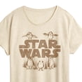 thumbnail image 3 of Star Wars - Porg Logo - Women's Short Sleeve Graphic T-Shirt, 3 of 5
