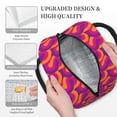 thumbnail image 6 of XMXT Lunch Bag Women, Fabric Geometric Print Large Lunchbox Insulated Lunch Box for Work School, Multicolor, 6 of 9