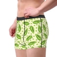 thumbnail image 3 of Bingfone Green Peas Men's Underwear - Casual Stretch Boxer Briefs-Medium, 3 of 7