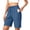 16# Blue, variant on 9" Inseam Hiking Cargo Shorts Womens Lightweight Quick Dry Athletic Shorts Pull on Camping Travel Golf Bermuda Shorts with Zipper Pockets Army Green XL